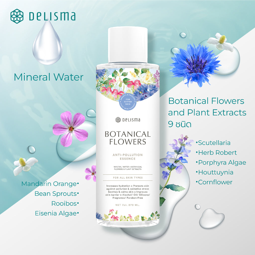 Delisma - Botanical Flowers Anti-Pollution Essence Mist 270 ml